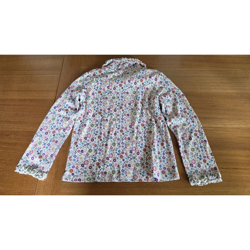 Gymboree Girl's Floral Turtleneck Top Size 10 Vintage READ Description